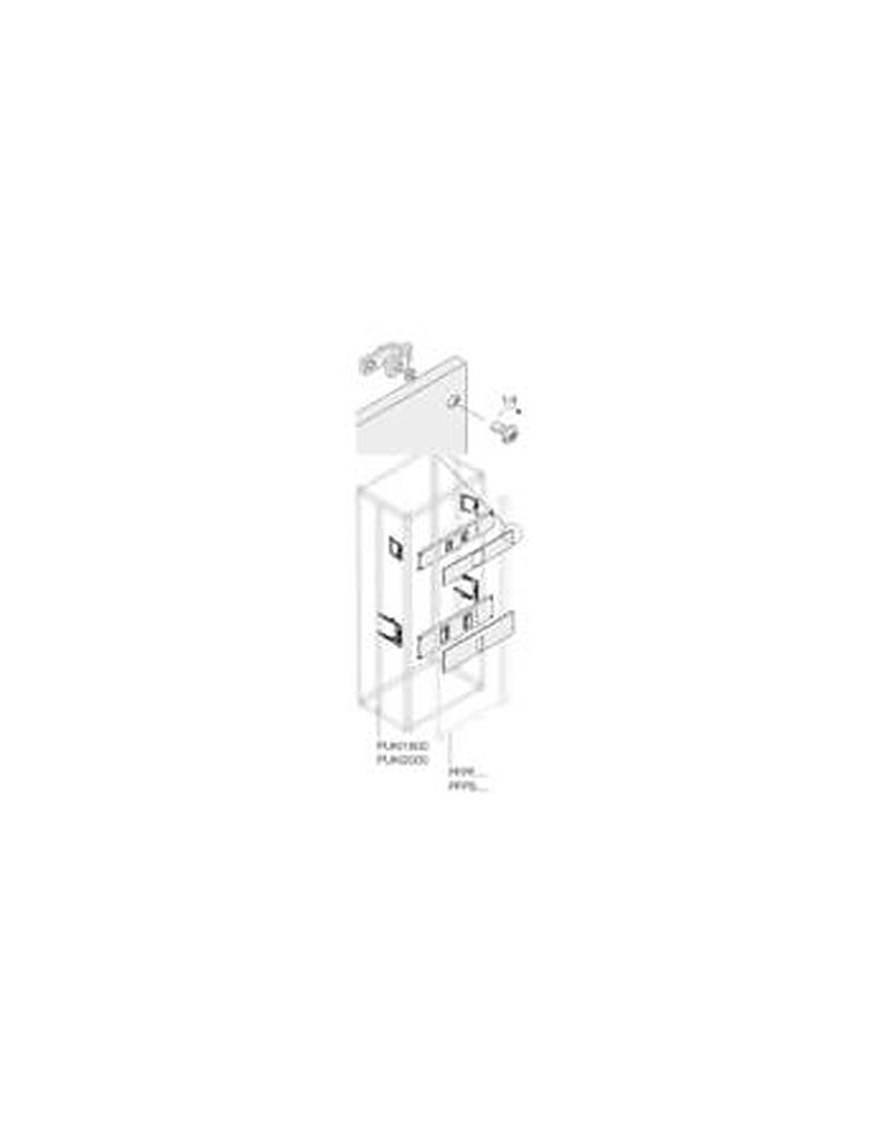 ABB Pickled Steel Sheet Assembly Kit for Use with Main Distribution Boards 350 mm x 600 mm x 600mm