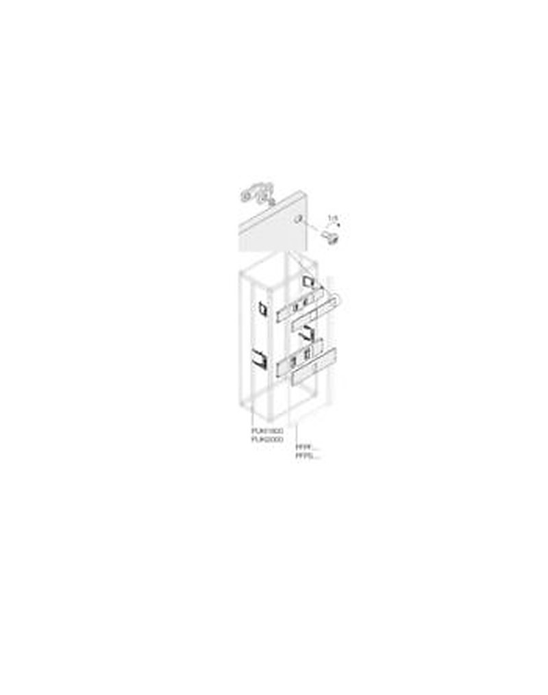 ABB Pickled Steel Sheet Assembly Kit for Use with Main Distribution Boards 350 mm x 800 mm x 800mm