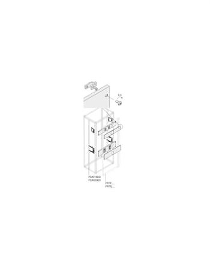 ABB Pickled Steel Sheet Assembly Kit for Use with Main Distribution Boards 500 mm x 600 mm x 600mm