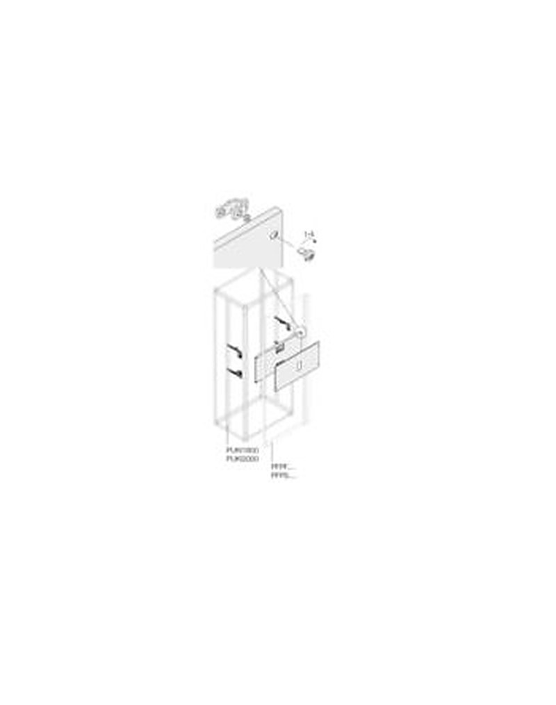 ABB Pickled Steel Sheet Assembly Kit for Use with Main Distribution Boards 300 mm x 600 mm x 600mm