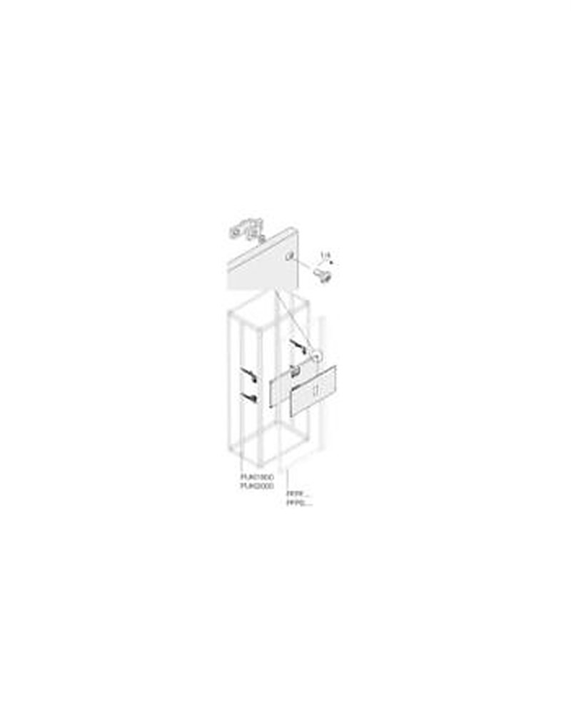 ABB PVCX Series Pickled Steel Sheet Assembly Kit for Use with Main Distribution Boards x 600 mm x 600mm