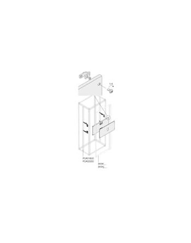ABB Pickled Steel Sheet Assembly Kit for Use with Main Distribution Boards 300 mm x 400 mm x 400mm