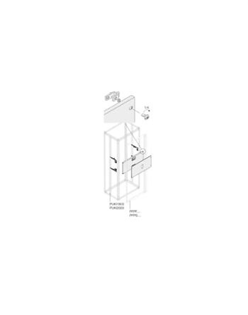 ABB PVBX Series Pickled Steel Sheet Assembly Kit for Use with Main Distribution Boards x 400 mm x 400mm