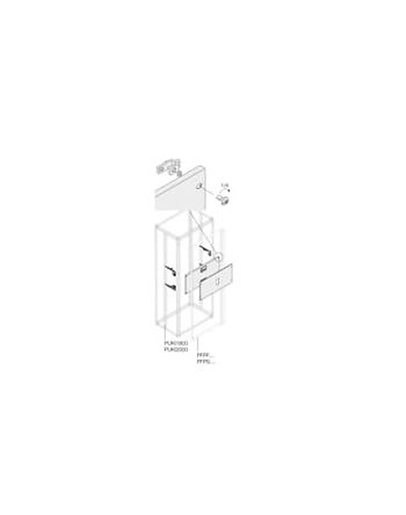 ABB Pickled Steel Sheet Assembly Kit for Use with Main Distribution Boards 300 mm x 600 mm x 600mm