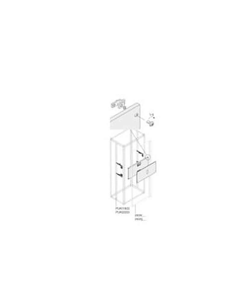ABB PVBX Series Pickled Steel Sheet Assembly Kit for Use with Main Distribution Boards x 410 mm x 400mm