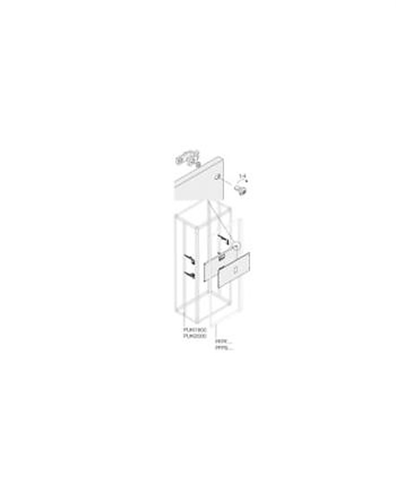 ABB Pickled Steel Sheet Assembly Kit for Use with Main Distribution Boards 350 mm x 600 mm x 600mm