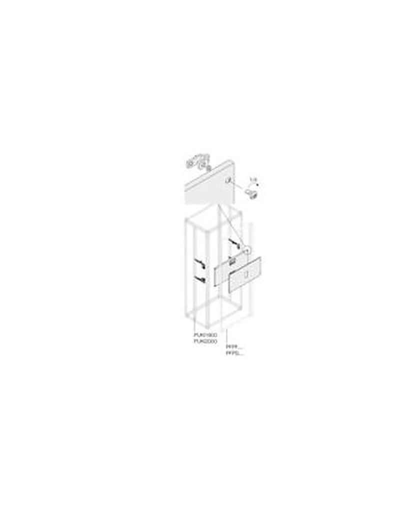 ABB Pickled Steel Sheet Assembly Kit for Use with Main Distribution Boards 350 mm x 400 mm x 400mm