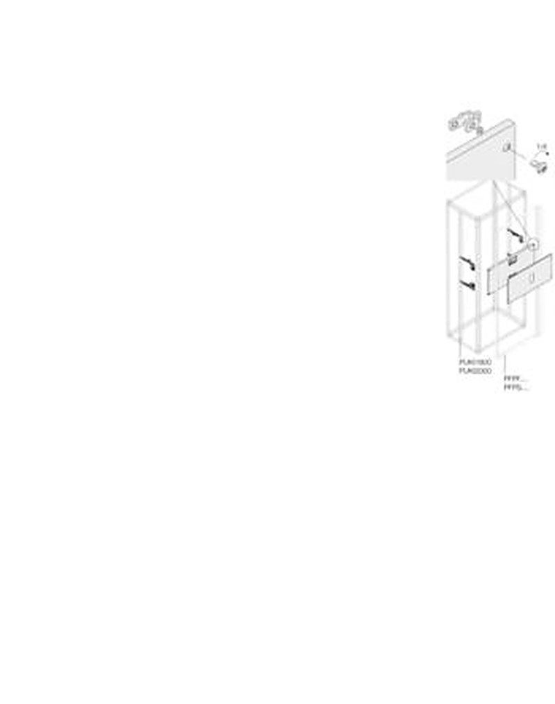 ABB Pickled Steel Sheet Assembly Kit for Use with Main Distribution Boards 450 mm x 400 mm x 400mm