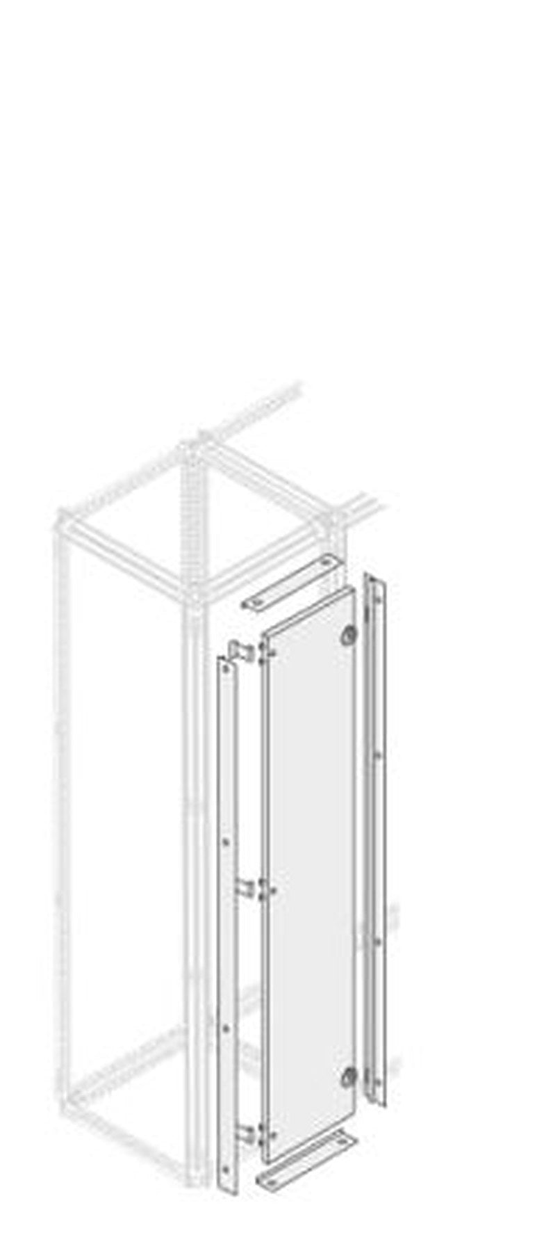 ABB Pickled Steel Sheet Door for Use with Main Distribution Boards 2010.3 mm x 12 mm x 312.3mm