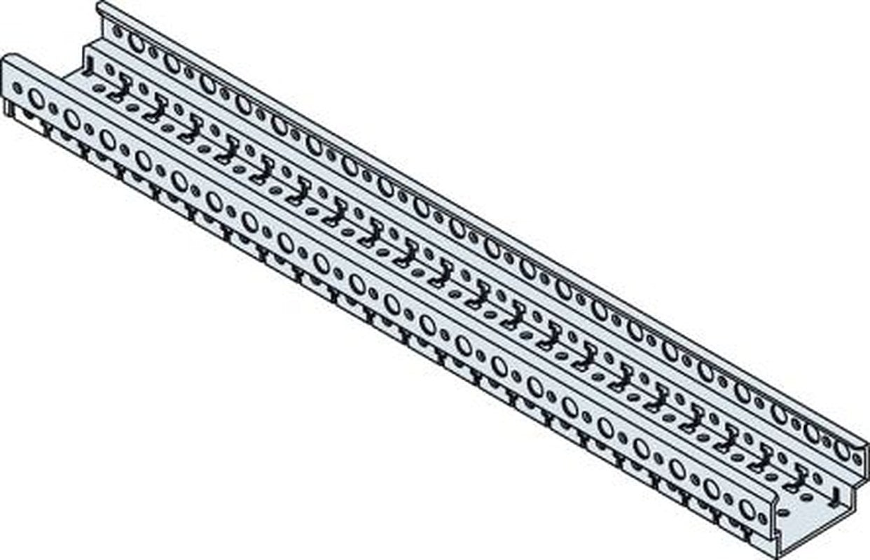 ABB PCKI Series Galvanised Steel Support Rail, 410mm W, 71 mm H, 40 mm D, 40 mm L For Use With PCKI0400