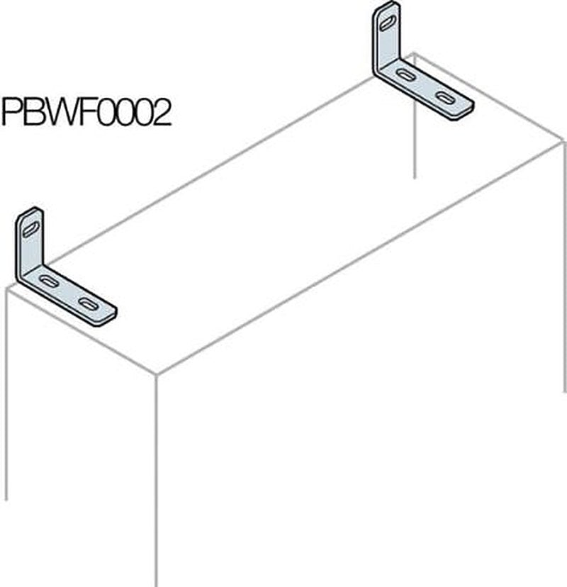 ABB Pickled Steel Sheet Bracket for Use with Main Distribution Boards 70 mm x 25 mm x 25mm