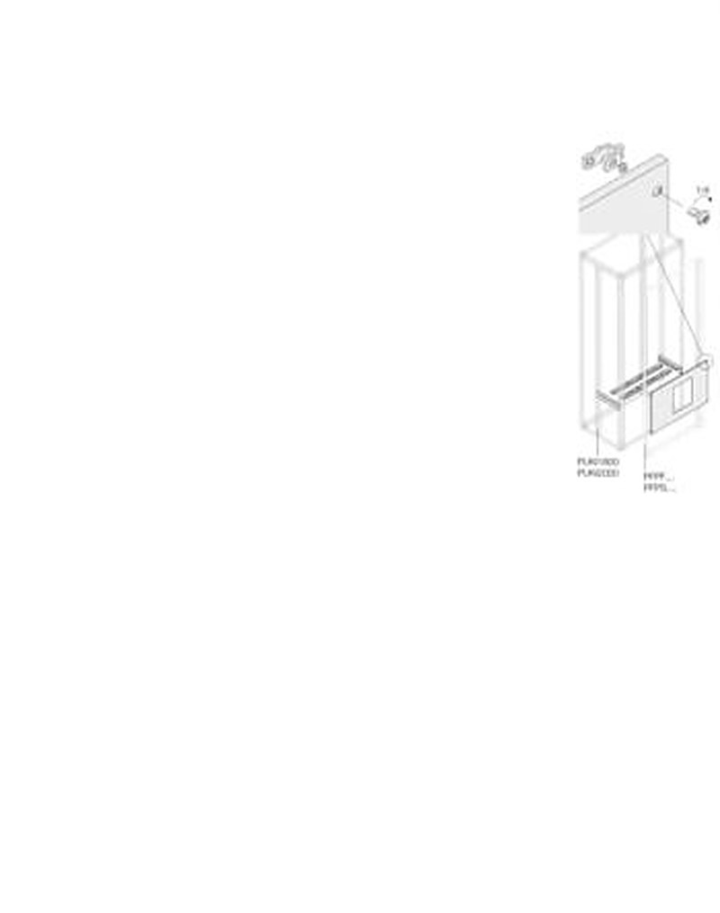ABB Pickled Steel Sheet Assembly Kit for Use with Main Distribution Boards 575 mm x 75 mm x 490mm