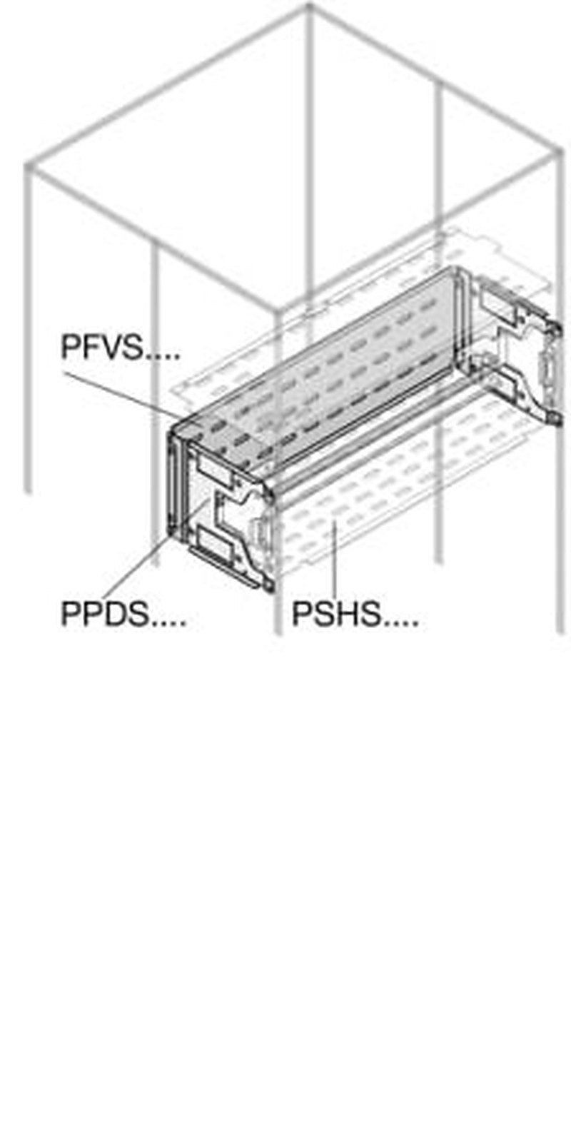ABB PFVS Series Pickled Steel Sheet Assembly Plate for Use with Modular Boards - System Pro E Power 217.7 mm x 217.7 mm