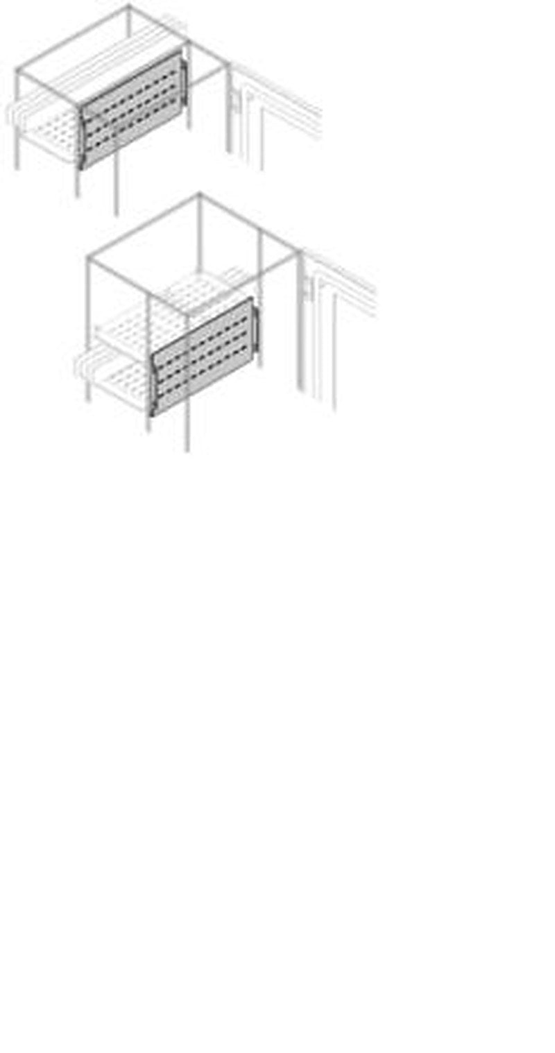 ABB PFVS Series Pickled Steel Sheet Assembly Plate for Use with Modular Boards - System Pro E Power 217.7 mm x 217.7 mm