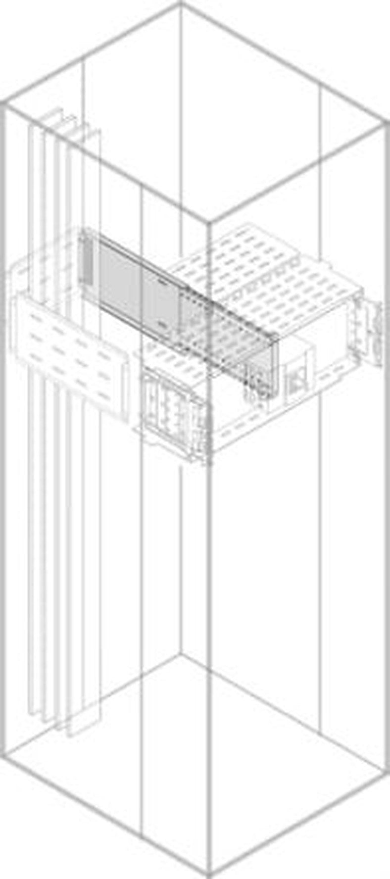 ABB PSVS Series Pickled Steel Sheet Assembly Plate for Use with Modular Boards - System Pro E Power x 880 mm x 532.5mm