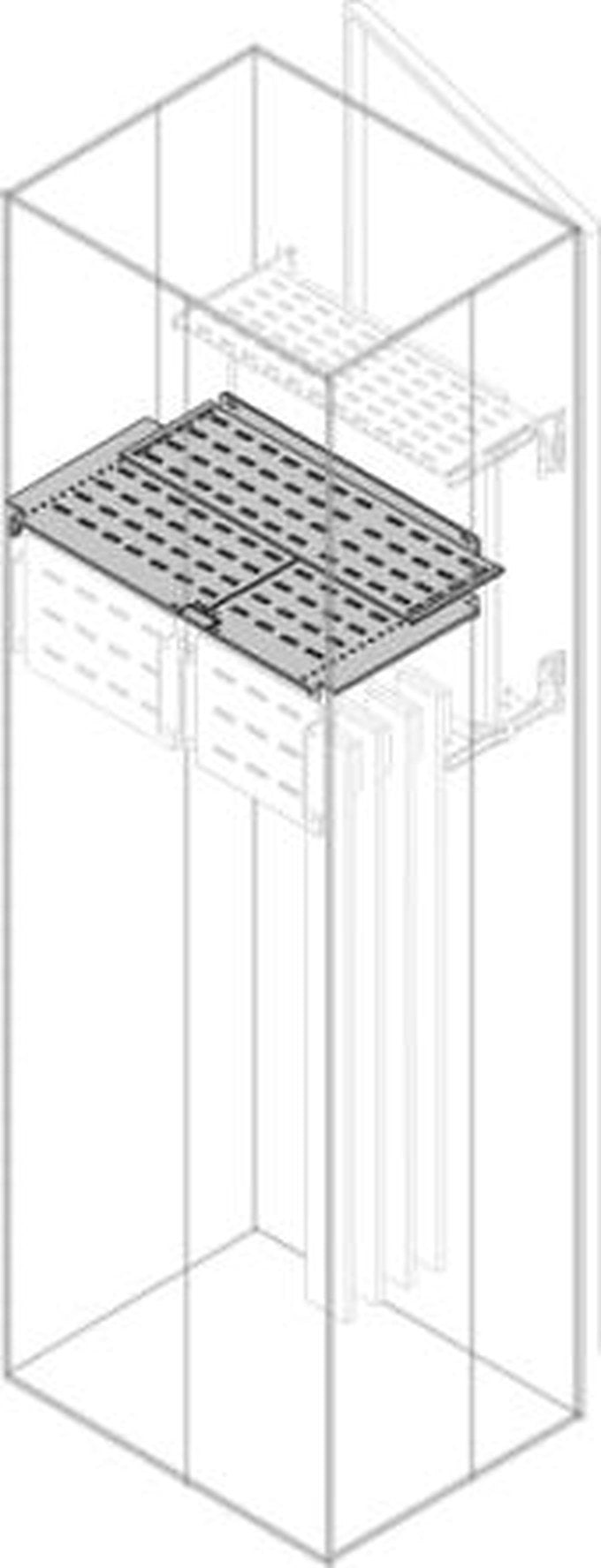 ABB PSHS Series Pickled Steel Sheet Assembly Plate for Use with Modular Boards - System Pro E Power 500.5 mm x 500.5 mm