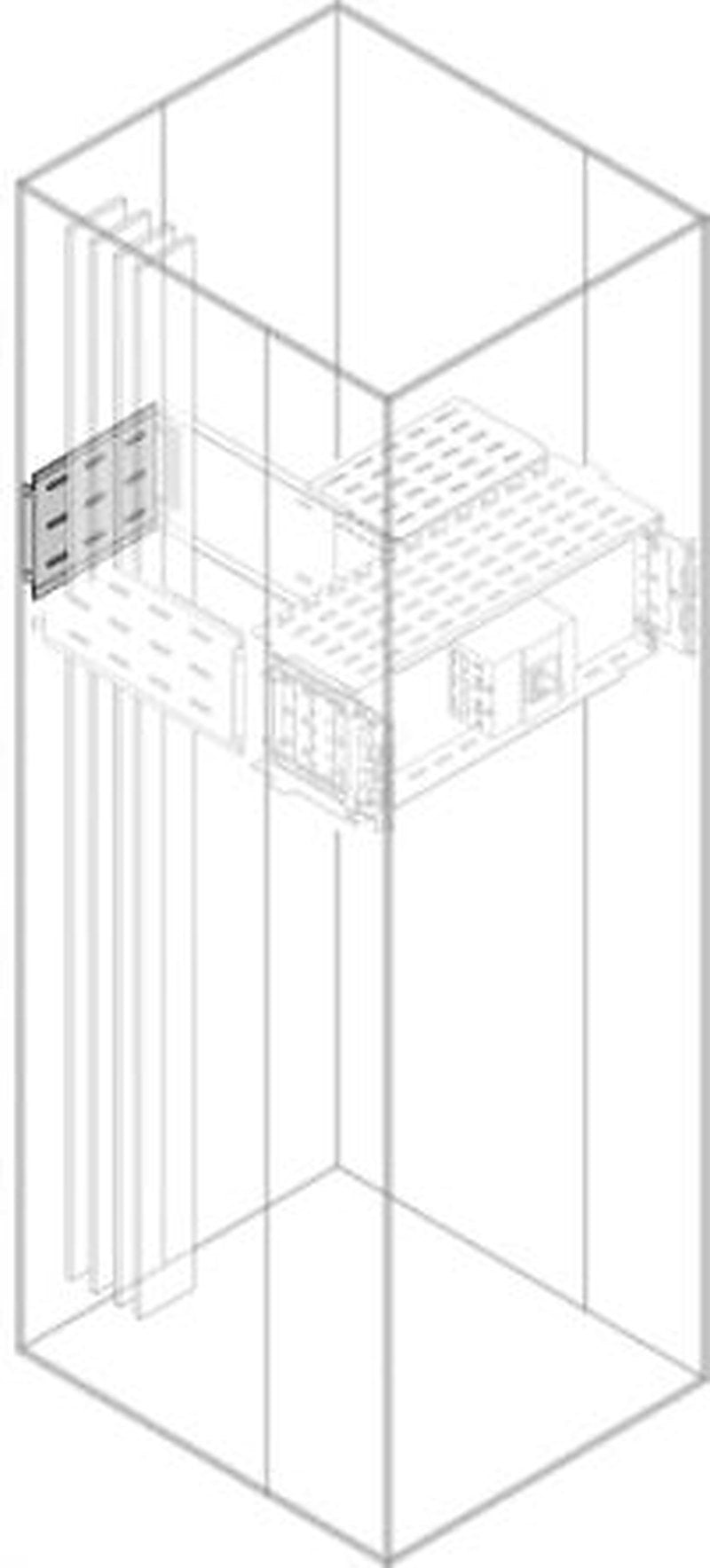 ABB PRVS Series Pickled Steel Sheet Assembly Plate for Use with Modular Boards - System Pro E Power 495 mm x 495 mm x