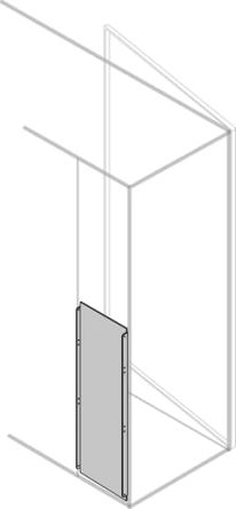 ABB PRBS Series Pickled Steel Sheet Assembly Plate for Use with Modular Boards - System Pro E Power 408.2 mm x 408.2 mm
