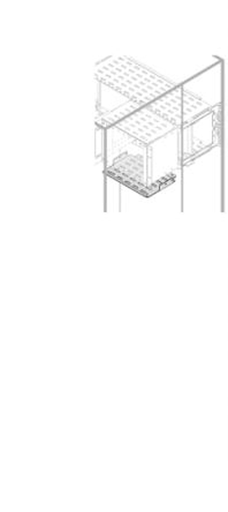 ABB PSHS Series Pickled Steel Sheet Shelf for Use with Modular Boards - System Pro E Power 214.7 mm x 214.7 mm x 442.1mm