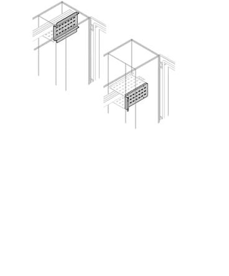 ABB PFVS Series Pickled Steel Sheet Assembly Plate for Use with Modular Boards - System Pro E Power 334.7 mm x 334.7 mm