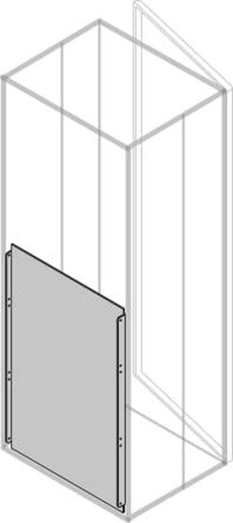 ABB PRVS Series Pickled Steel Sheet Assembly Plate for Use with Modular Boards - System Pro E Power x 798 mm x 1.002m