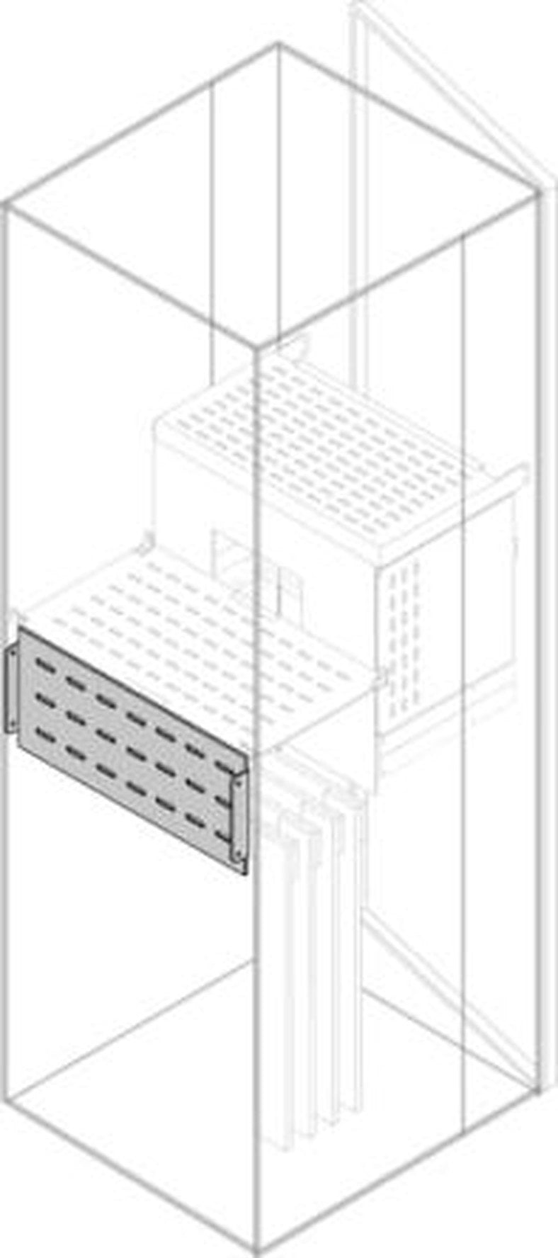 ABB PRVS Series Pickled Steel Sheet Assembly Plate for Use with Modular Boards - System Pro E Power x 348 mm x 1.252m
