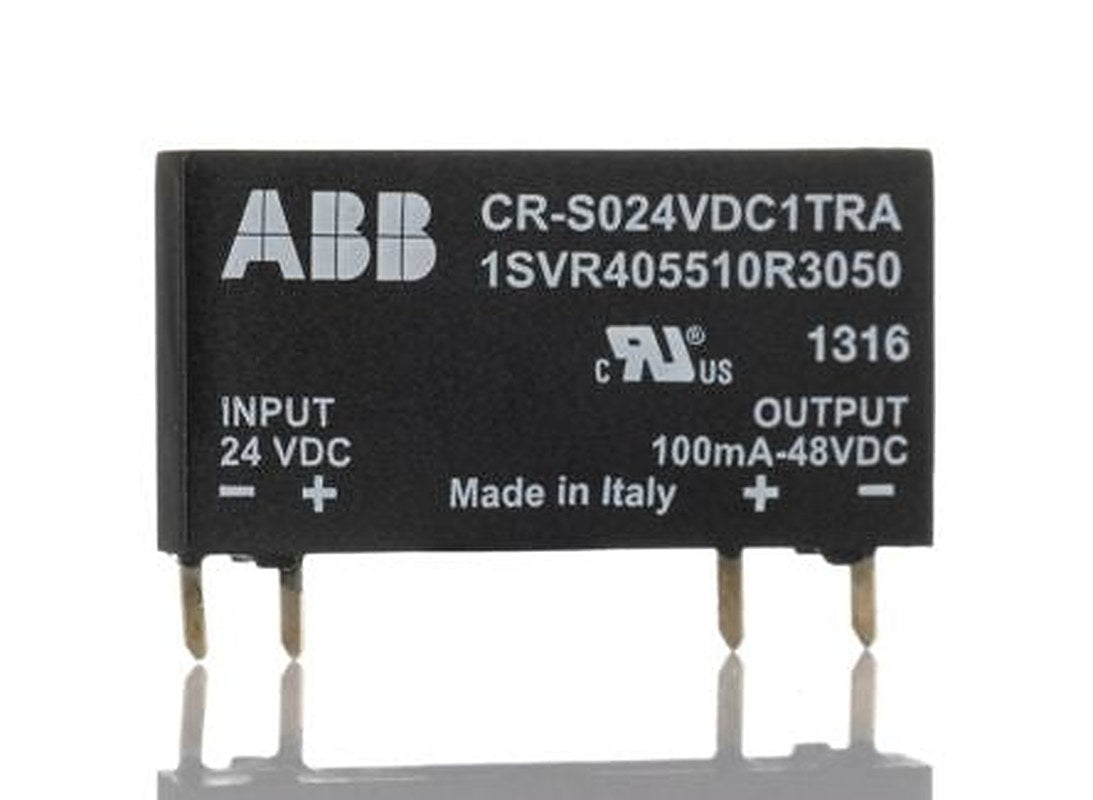 ABB Solid State Relay, DIN Rail Mount, 24 V Load
