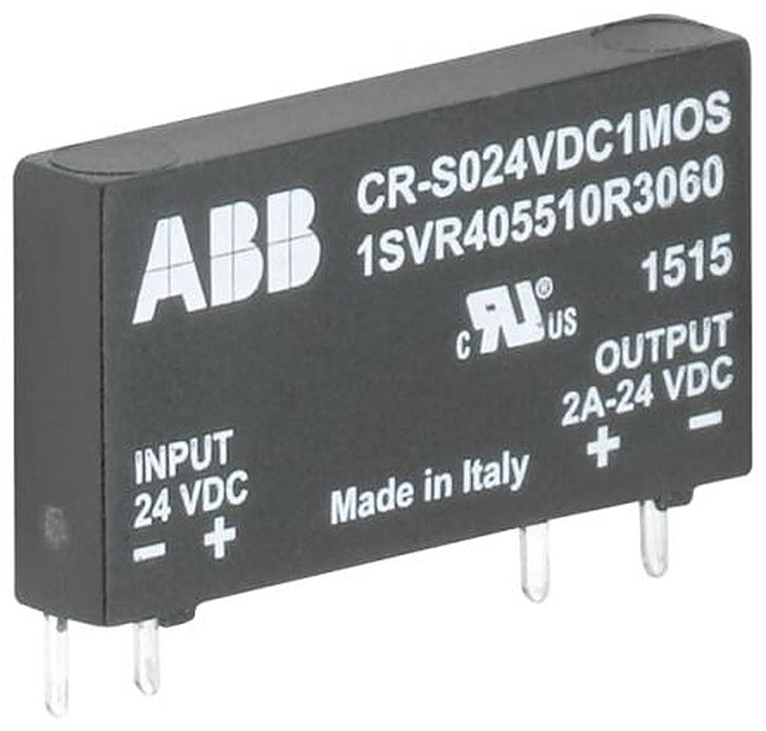 ABB Solid State Relay, DIN Rail Mount, 24 V Load