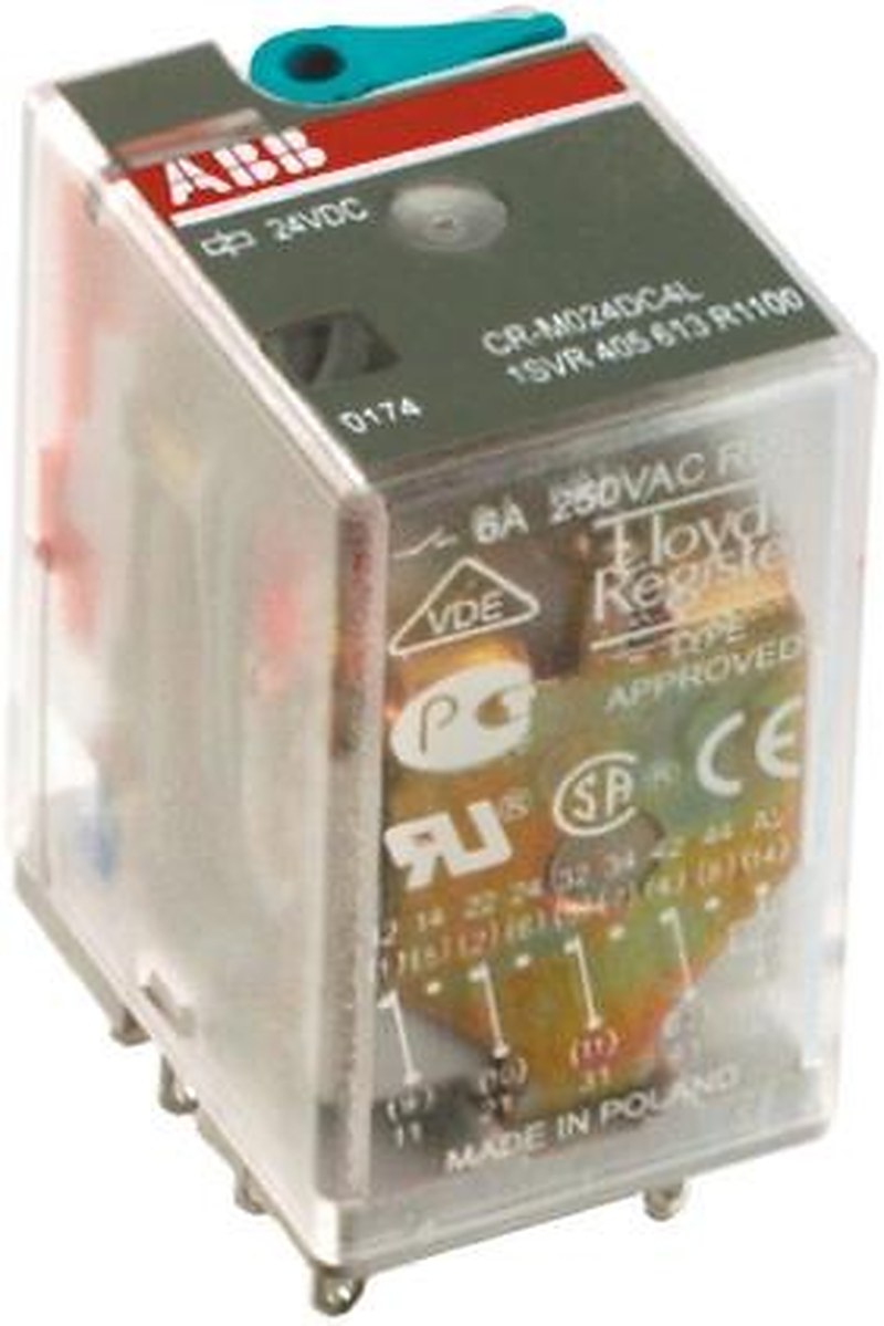 ABB Power Relay, 110V ac Coil, 12A Switching Current, SPDT