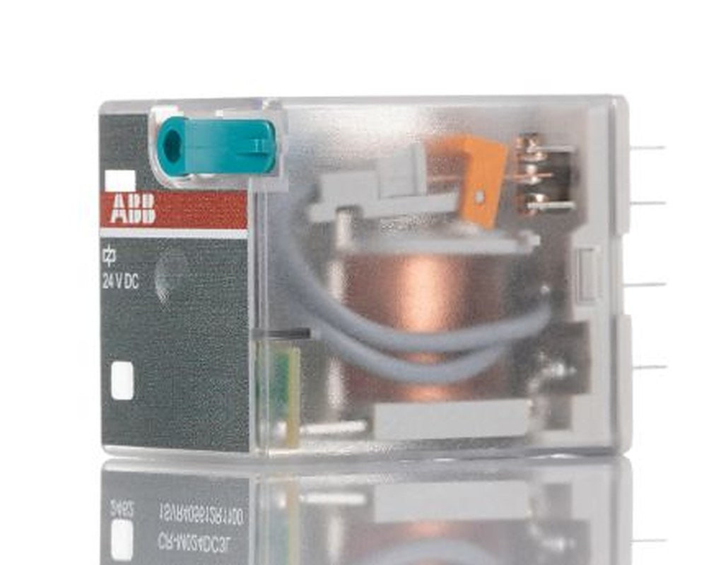 ABB CRM Series Interface Relay, DIN Rail, 24V dc Coil, 4CO (SPDT)