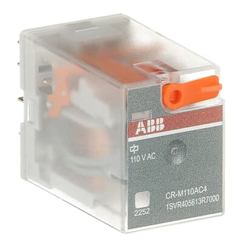 ABB CRM Series Interface Relay, DIN Rail, 110V ac Coil, 4CO (SPDT)