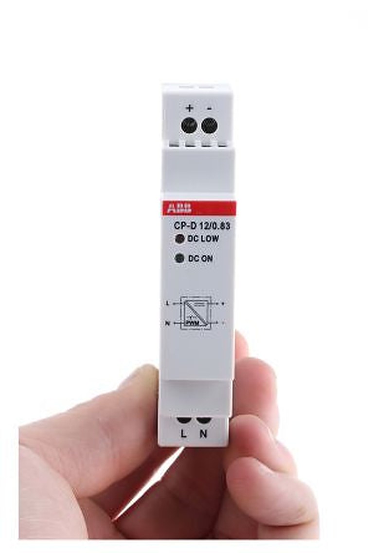 ABB CP-D Switched Mode DIN Rail Power Supply 240V ac AC/DC Input 12V dc, 800 mA Output DC 10 W
