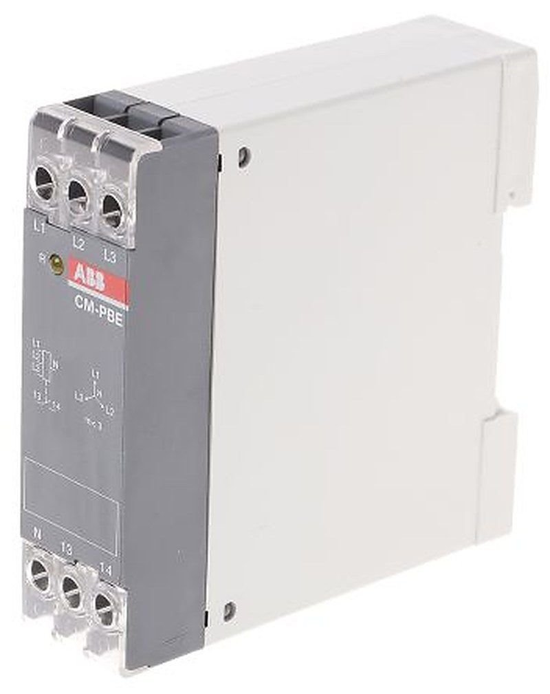 ABB Monitoring Relay, 3, 1 Phase, SPST, DIN Rail, 440V ac