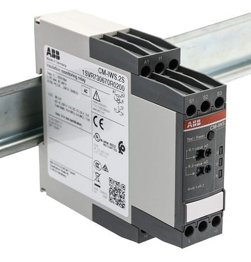 ABB Monitoring Relay, 3, 1 Phase, SPDT, DIN Rail, 240V ac 240 V dc