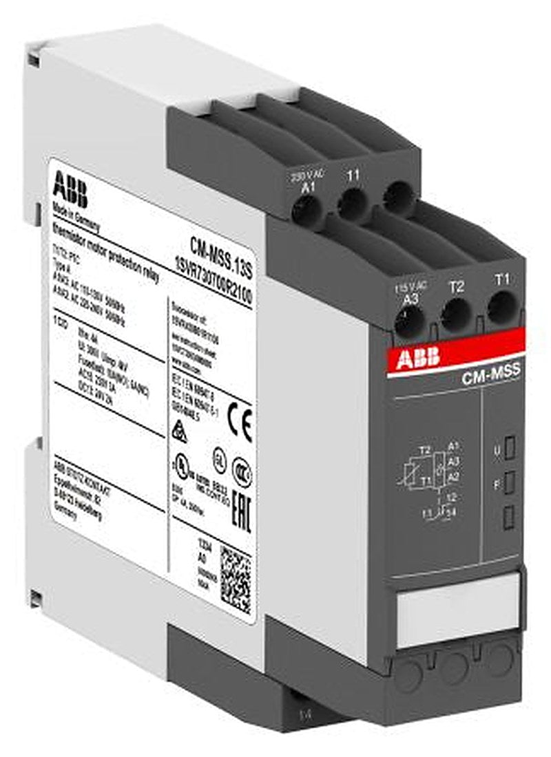 ABB Monitoring Relay, 1 Phase, SPDT, DIN Rail, 24 V dc 110V ac, 130 V ac, 220 V ac, 240 V ac