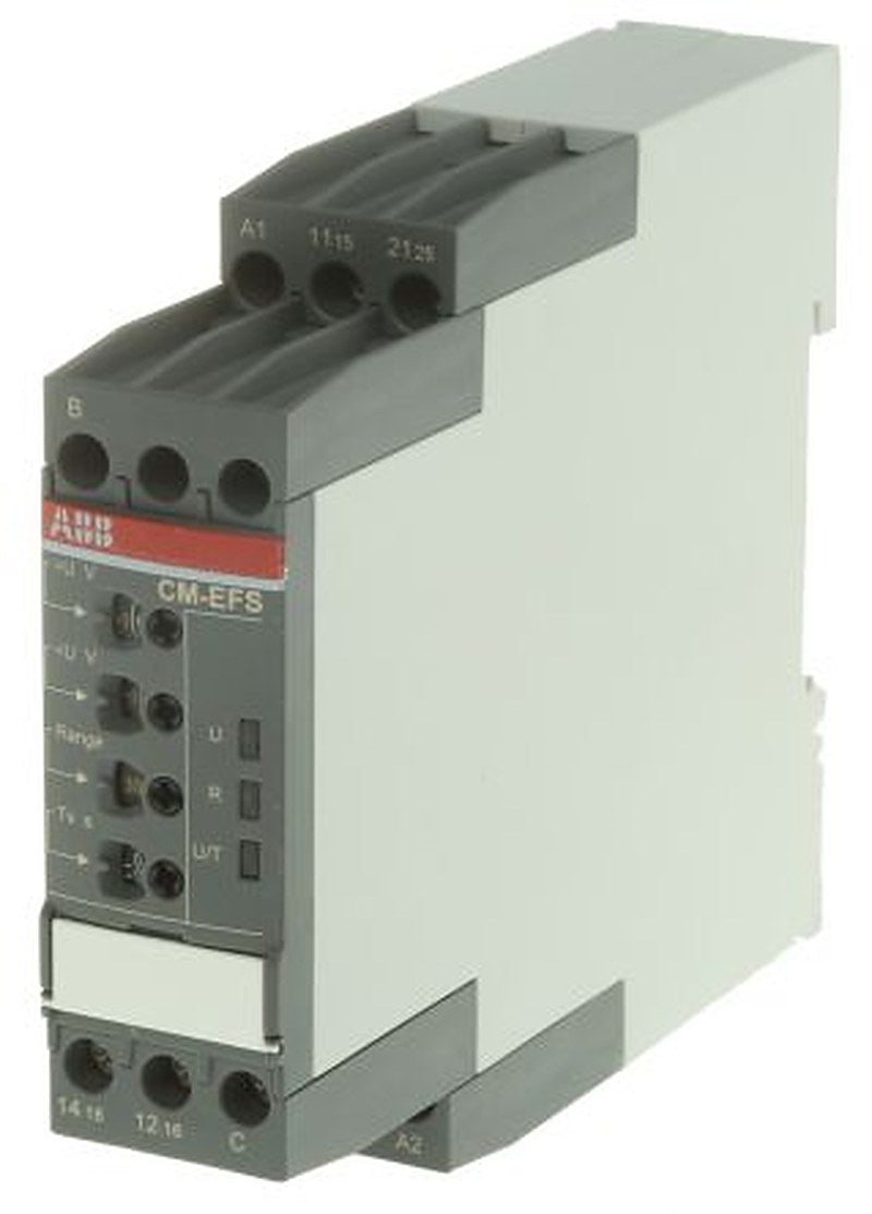ABB Monitoring Relay, 1 Phase, DPDT, DIN Rail, 720V ac