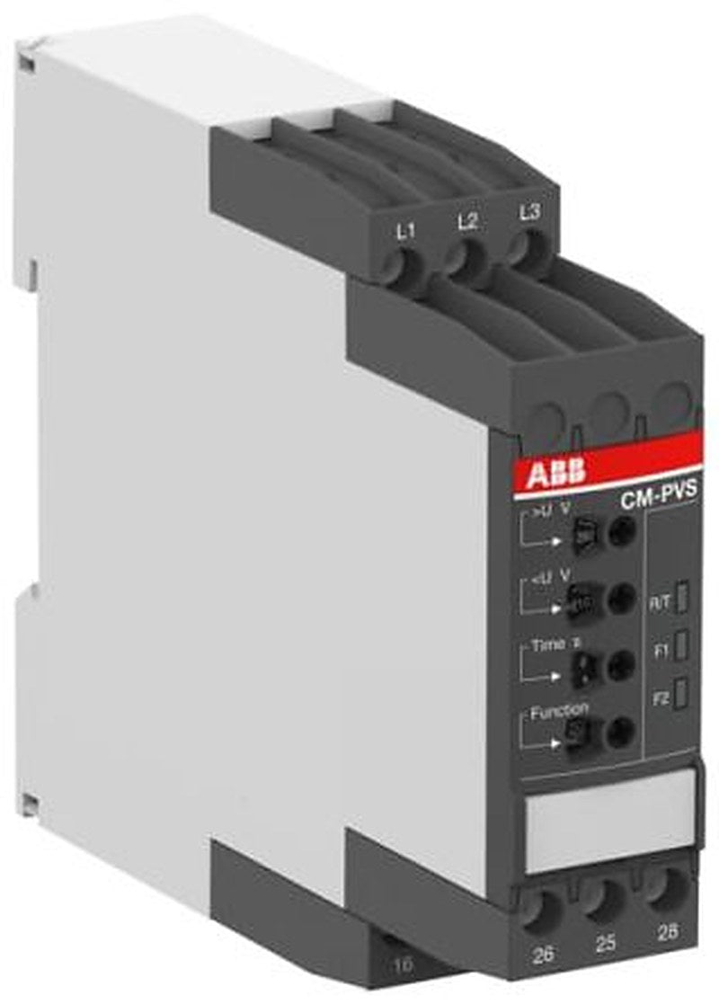 ABB Monitoring Relay, 3 Phase, 160/300 V ac Monitor Range, DPDT, DIN Rail