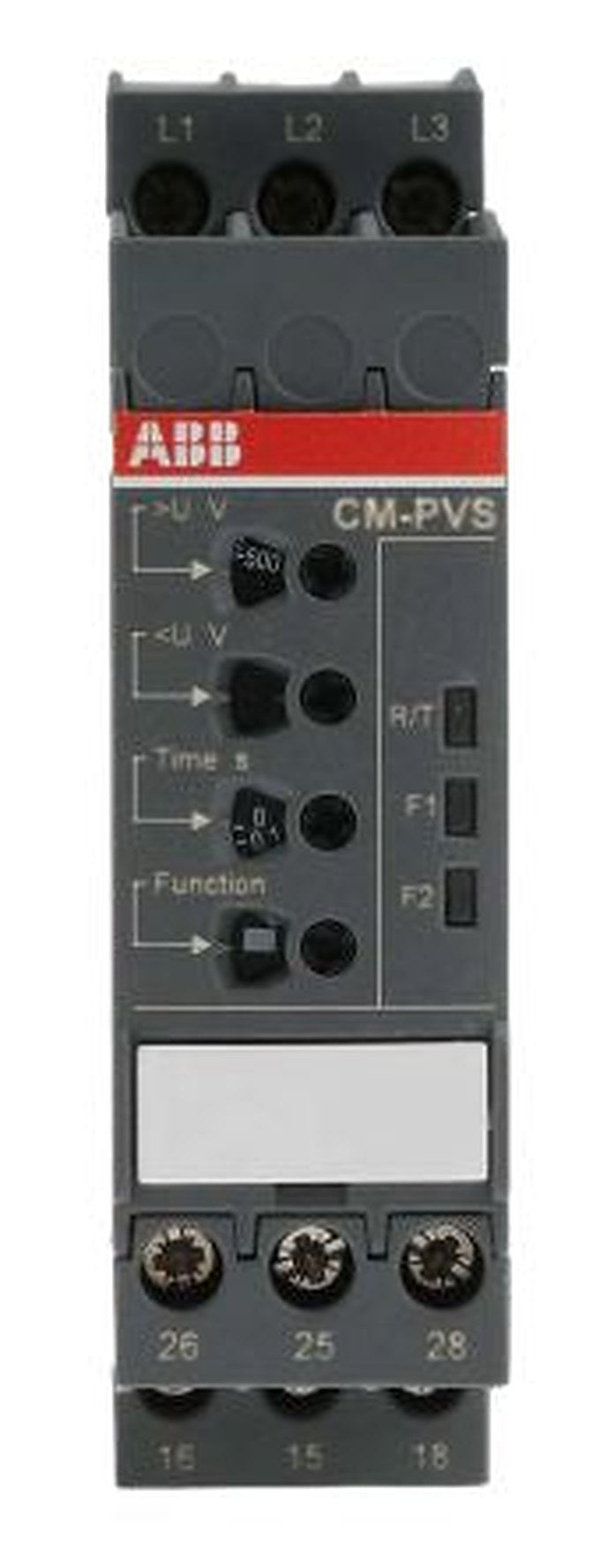 ABB Monitoring Relay, 3 Phase, DPDT, DIN Rail, 300V ac