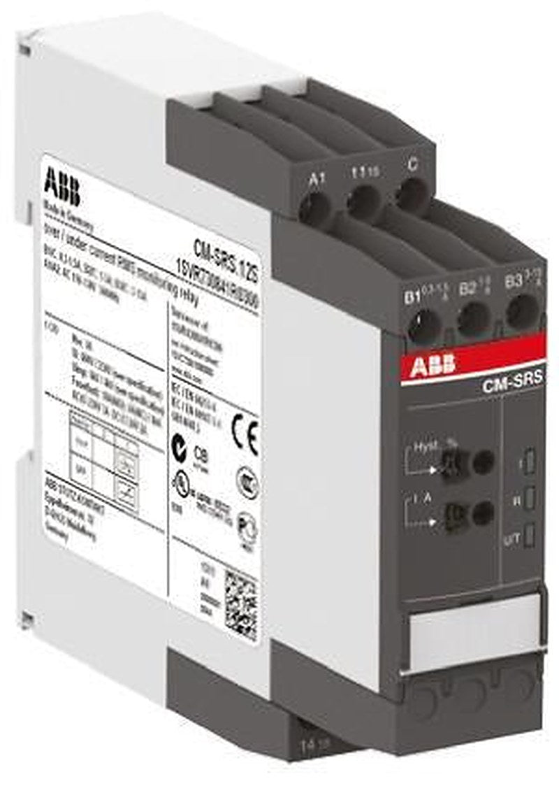 ABB Monitoring Relay, 1 Phase, SPDT, DIN Rail, 0.3A to 15A, 240 V dc, 240V ac
