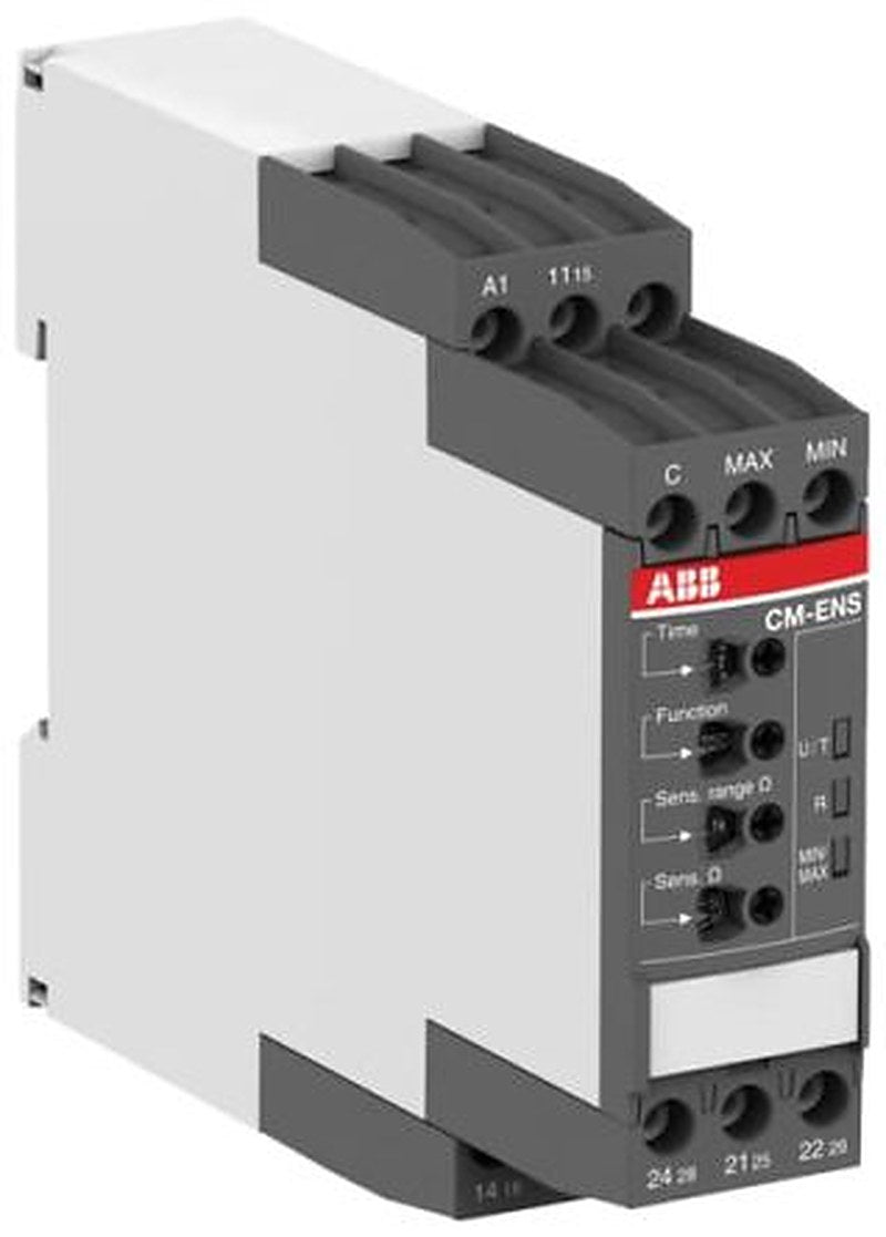 ABB CM-ENS Series Liquid Level Relay -, DIN Rail 1 Voltage Input 240V ac/dc-Rated SPDT Relay