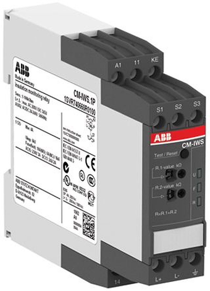 ABB Monitoring Relay, 3, 1 Phase, SPDT, DIN Rail, 240V ac 240 V dc