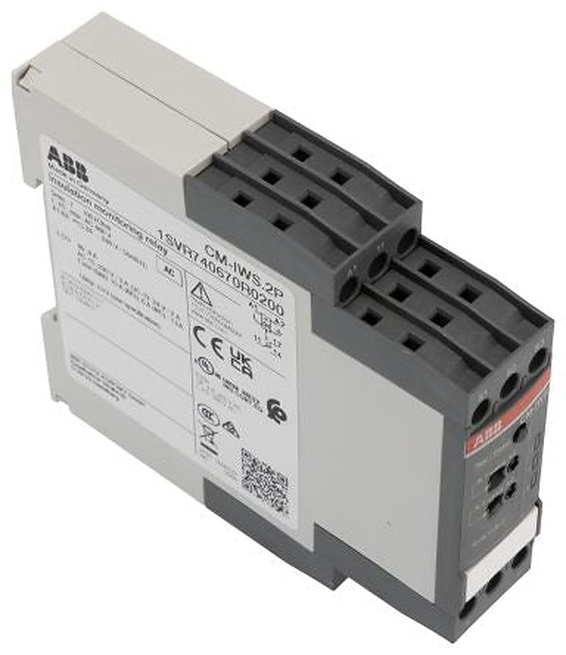 ABB Monitoring Relay, 1, 3 Phase, SPDT, DIN Rail, 240V ac 240 V dc