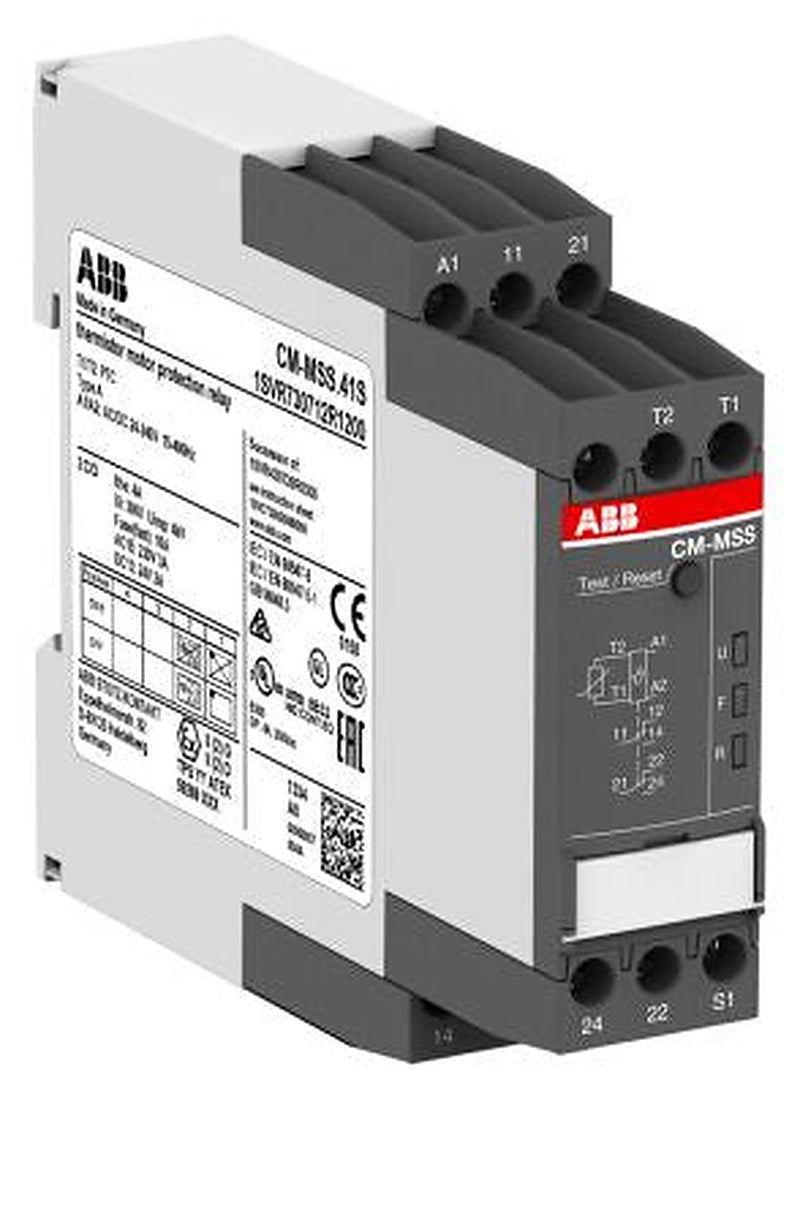 ABB Monitoring Relay, DPDT, DIN Rail, 24 V dc 24V ac, 240 V ac