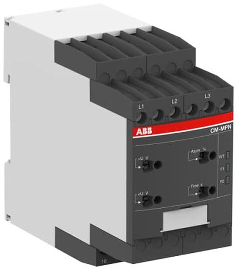 ABB Monitoring Relay, 3 Phase, 160/300 V ac Monitor Range, DPDT, DIN Rail