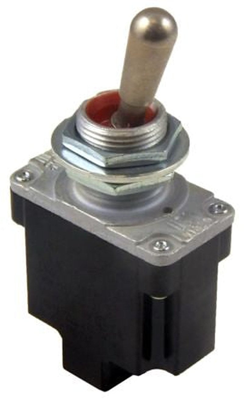 Honeywell Toggle Switch, Bushing Mount, Maintained, Momentary, SPDT, Screw Terminal, 277 V ac