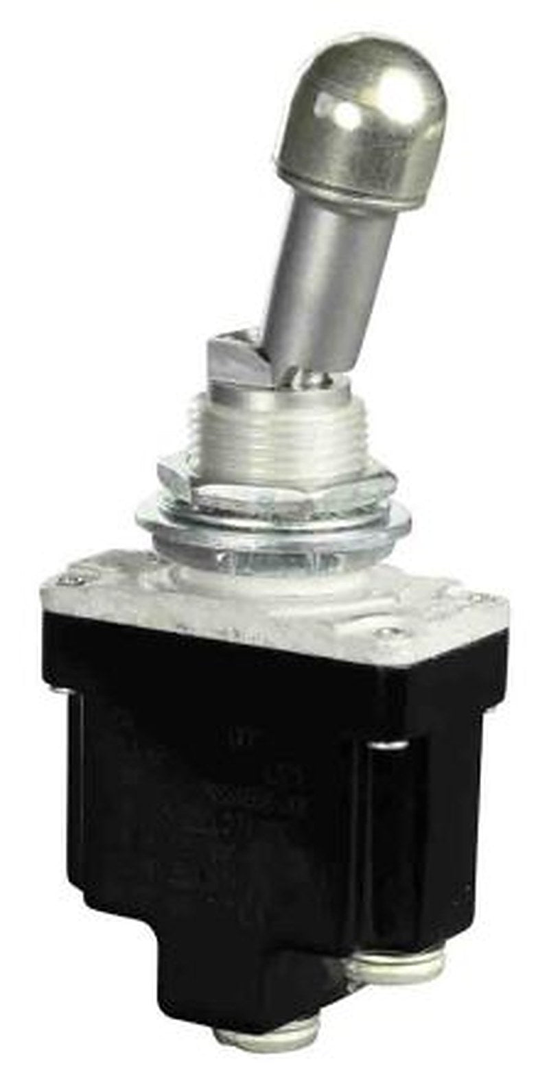 Honeywell Toggle Switch, Bushing Mount, Latching, SPST, Screw Terminal, 28 V dc, 125 V ac