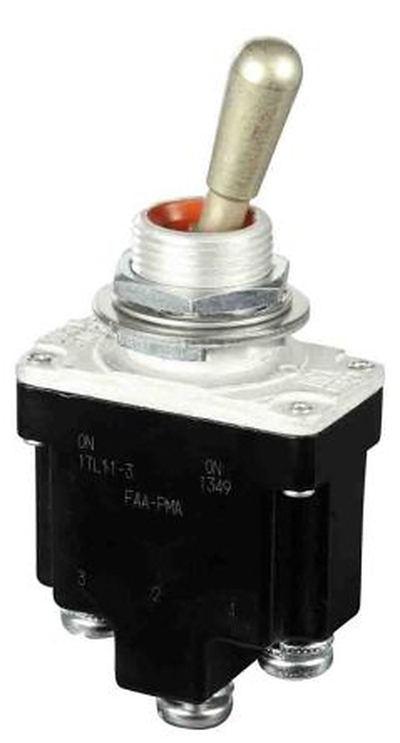 Honeywell Toggle Switch, Bushing Mount, On-On, SPDT, Screw Terminal, 28 V dc, 125 V ac