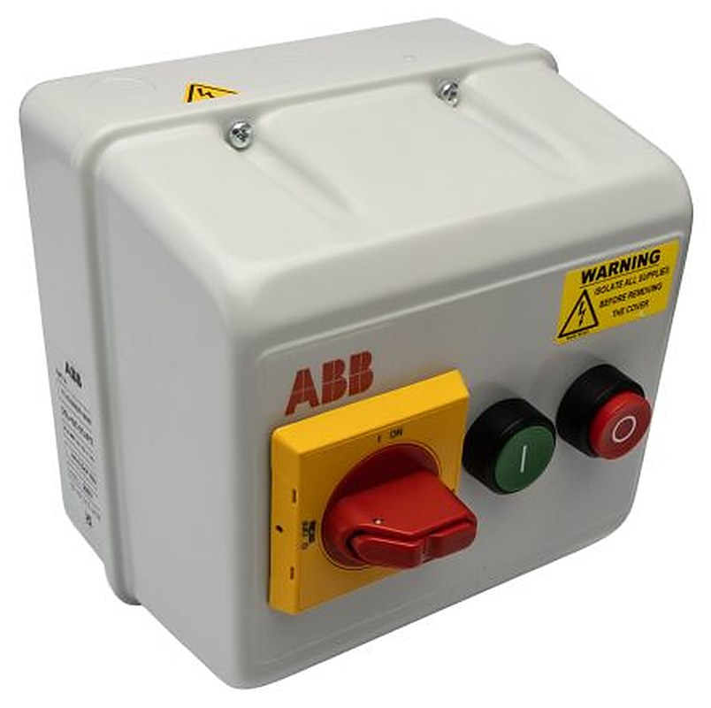 ABB 1TVC DOL Starter, DOL, 230V ac, 5.5 kW, 3 Phase, IP55