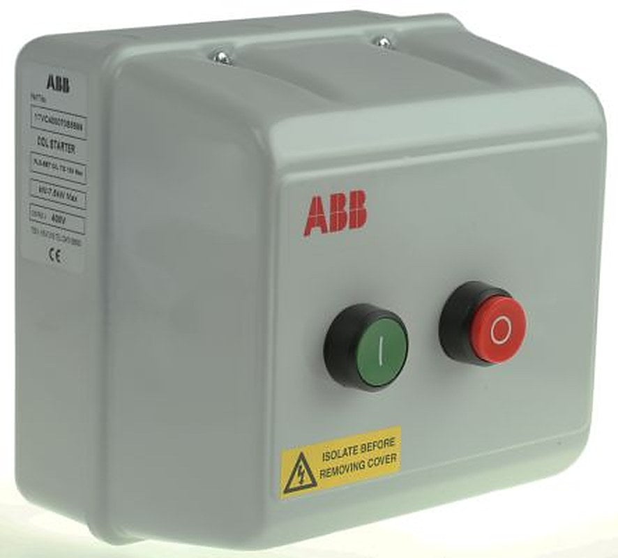 ABB 1TVC DOL Starter, DOL, 400V ac, 7.5 kW, 3 Phase, IP55