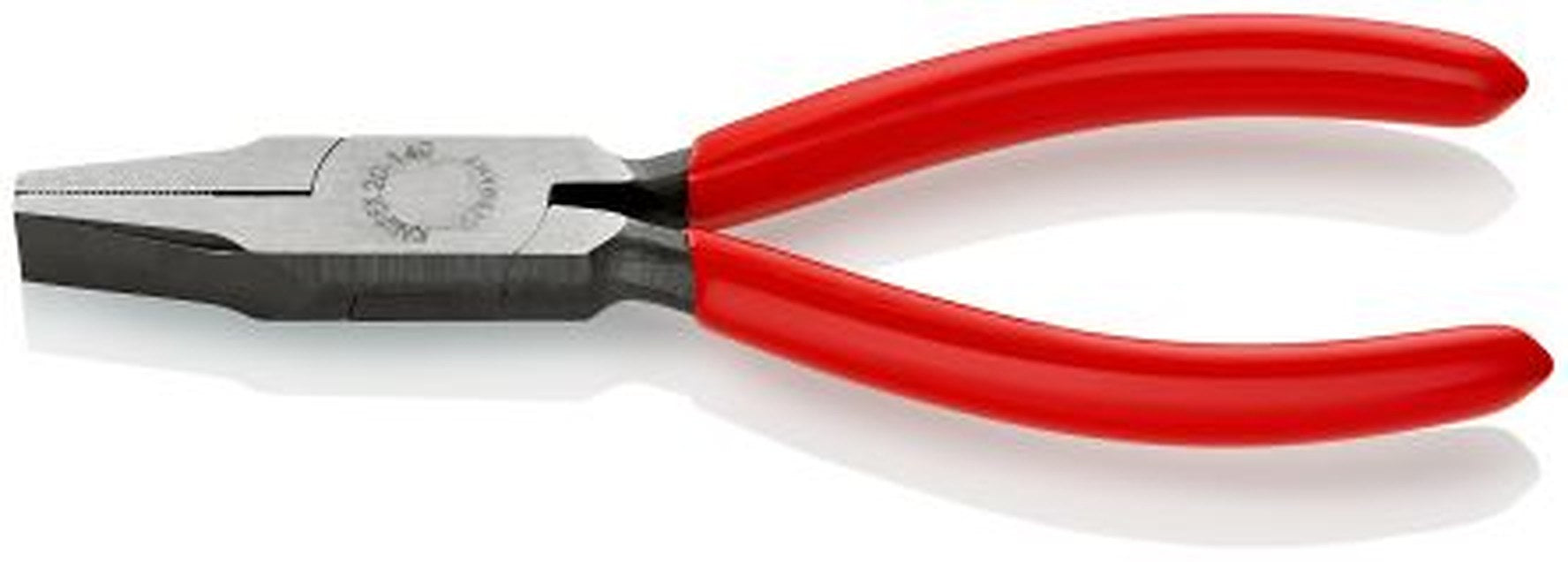 Knipex 20 01 140 1-Piece Flat Nose Plier Short, 140 mm Overall, 28mm Jaw